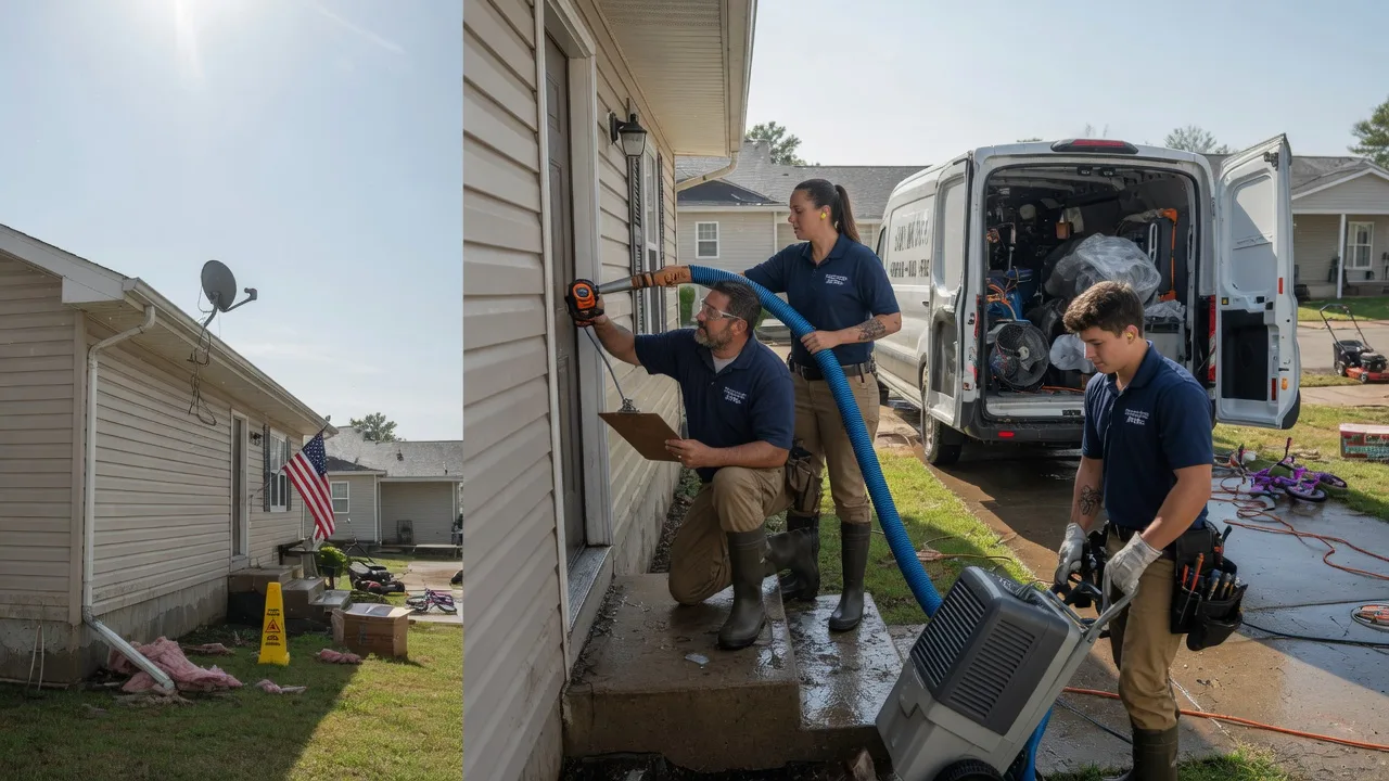 Ceiling Water Damage Restoration in Taylorville, IL near me